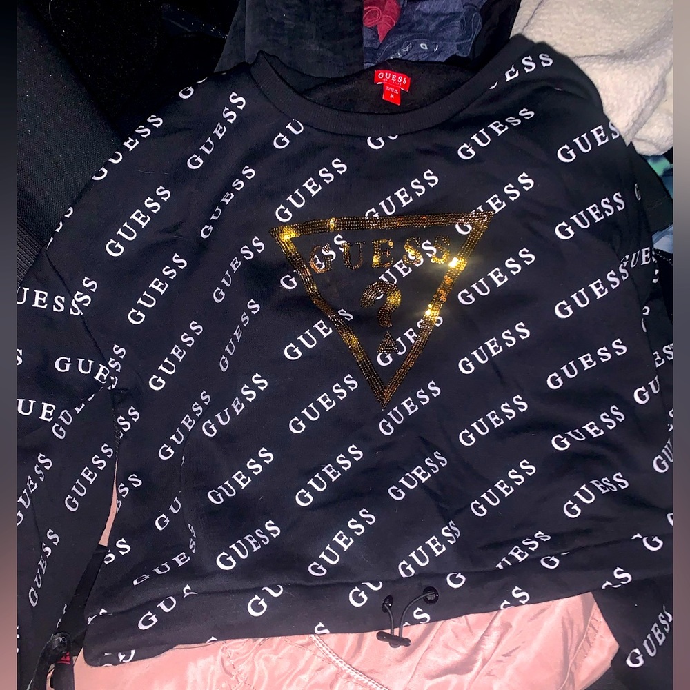 Guess Black with Gold Shirt